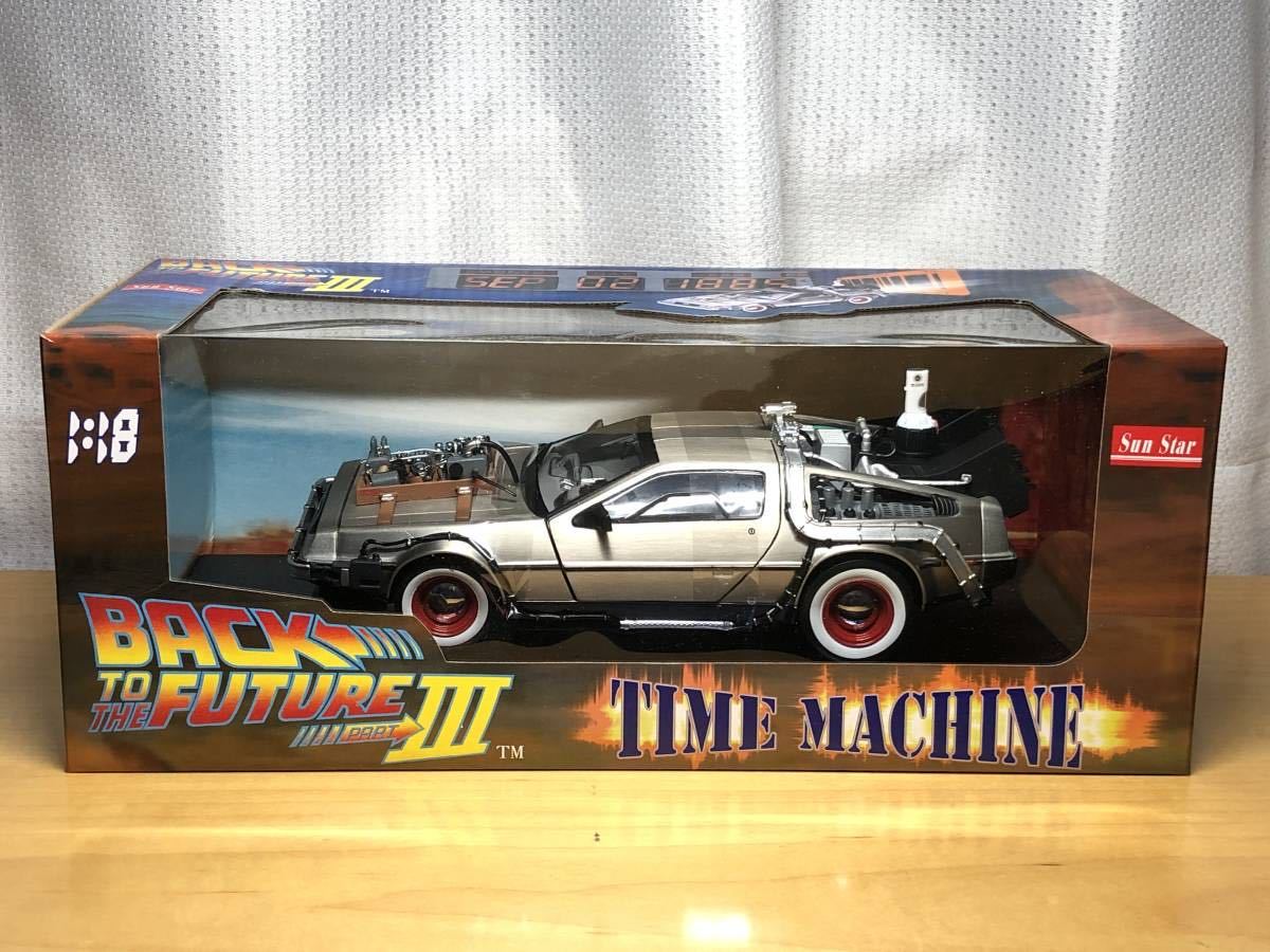1/18 サンスター Sun Star バック・トゥ・ザ・フューチャー パート3 デロリアン_1