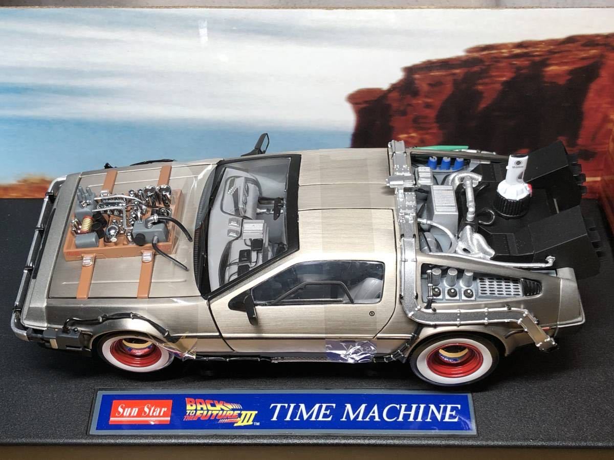1/18 サンスター Sun Star バック・トゥ・ザ・フューチャー パート3 デロリアン_3