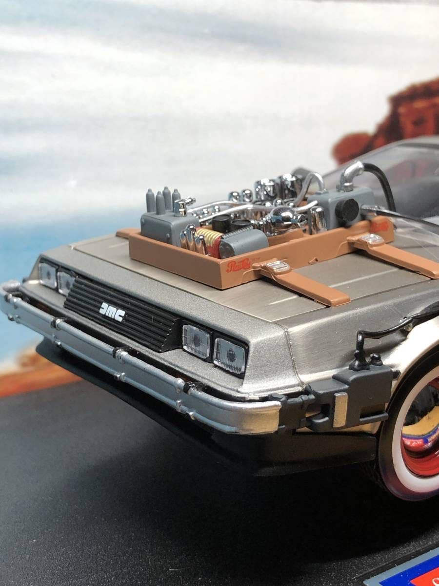 1/18 サンスター Sun Star バック・トゥ・ザ・フューチャー パート3 デロリアン_4