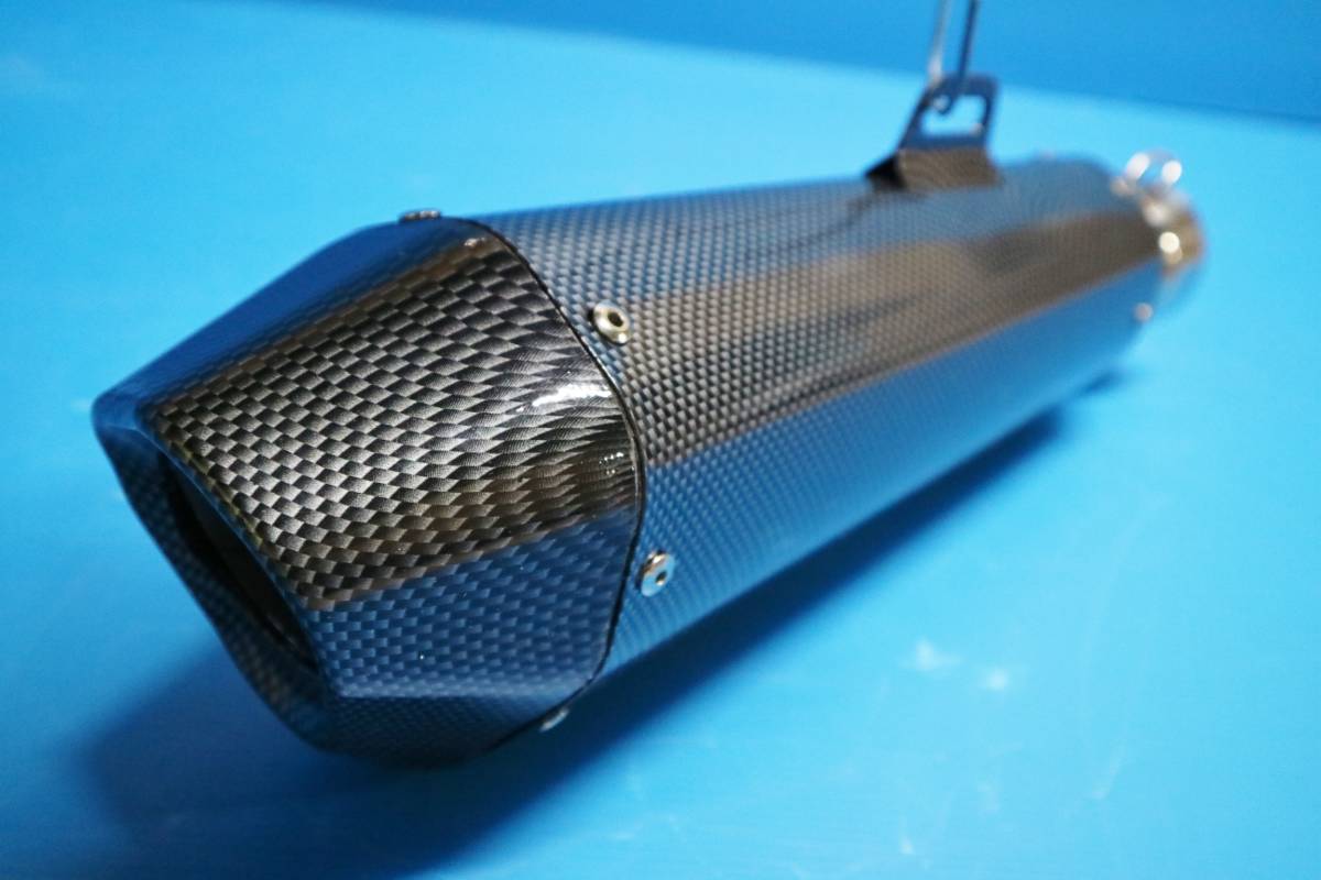 豊富な，新品 ヘキサゴン大 サイレンサー 60.5&pi; Wカーボン:ヘックスGPZ六角ZRXコニカルGP汎用MOTOマフラー ステンレス スリップオン1200Rニンジャ250R(マフラー関連パーツ（社外）)｜売買されたオークション カワサキ用
