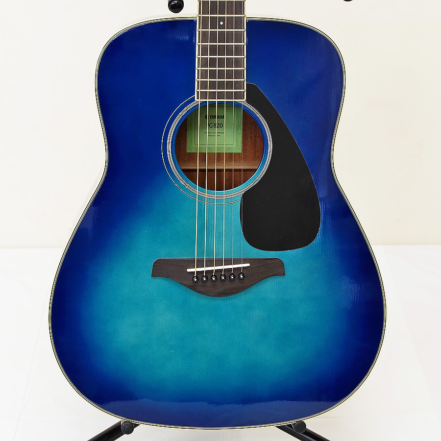 美品 YAMAHA ヤマハ FG820 アコースティックギター サンセットブルー ソフトケース付き ◆楽器 [N3605]_5