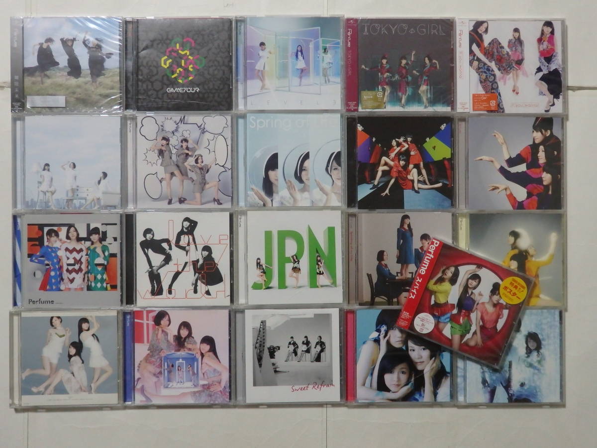即決 Perfume パフューム 豪華アルバム＆シングルCD25枚セット 帯付有