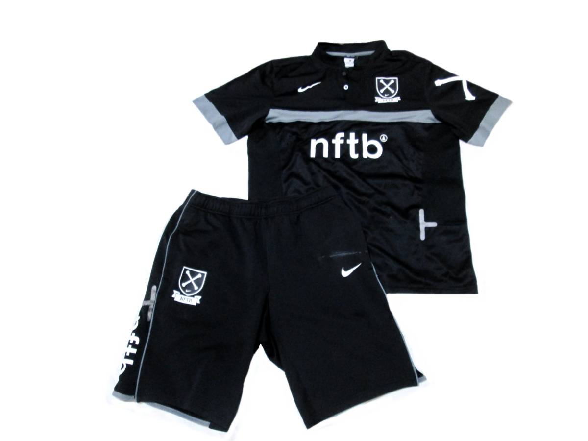正規品，人気SALE ナイキ NFTB 練習着上下セット NIKEFC adidas puma PSG 黒&times;グレー 代表 柿谷(上下セット)｜売買されたオークション情報、yahooの商品情報をアーカイブ公開 - オークファン ジャージ