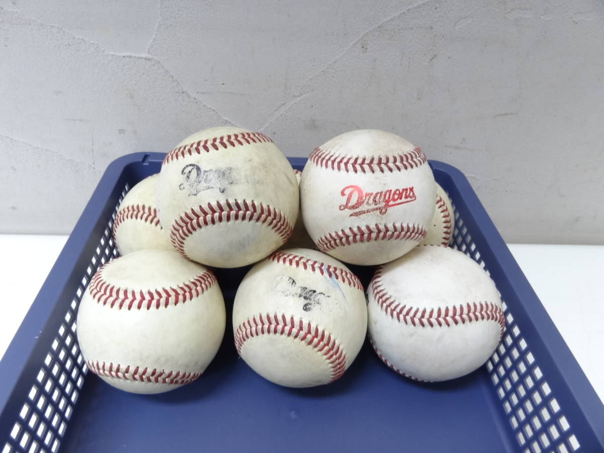 【新作入荷，低価】 5 中日ドラゴンズ プロ野球 公式野球ボール NPB 練習用 ドラゴンズ ロゴ入り 実使用ボール 8点セット(記念ボール)｜売買されたオークション情報、yahooの商品情報をアーカイブ公開 - オークフ 記念ボール
