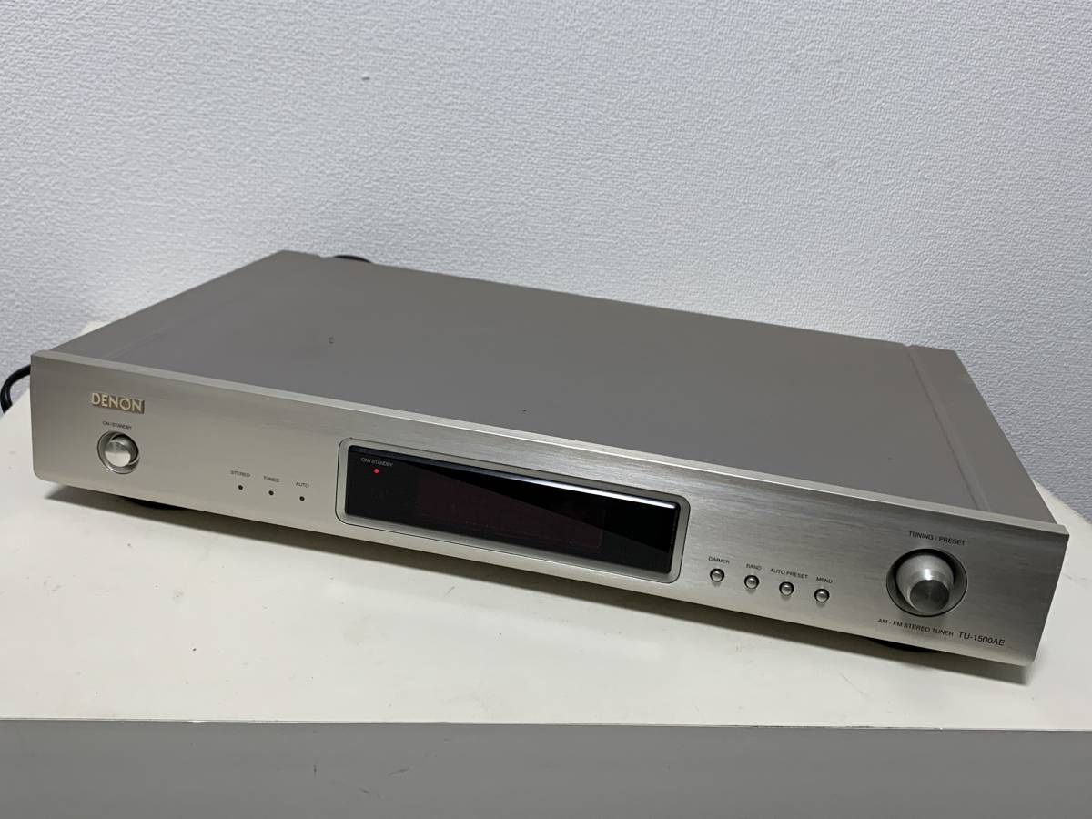 Denon プレミアムシルバー DENON TU-1500AE AM⁄FMステレオチューナー