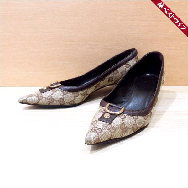 GUCCI グッチ GG柄 ヒールパンプス ヒール パンプス レディース 靴