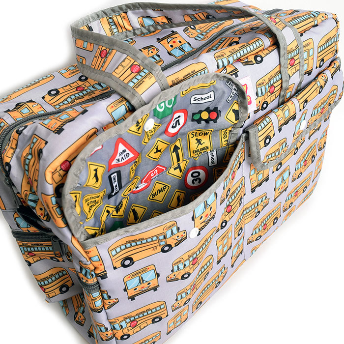 Gladee　グラディー　マザーズバッグ　ママバッグ　2way　大容量　新品未使用　タグ付き　スクールバス_6