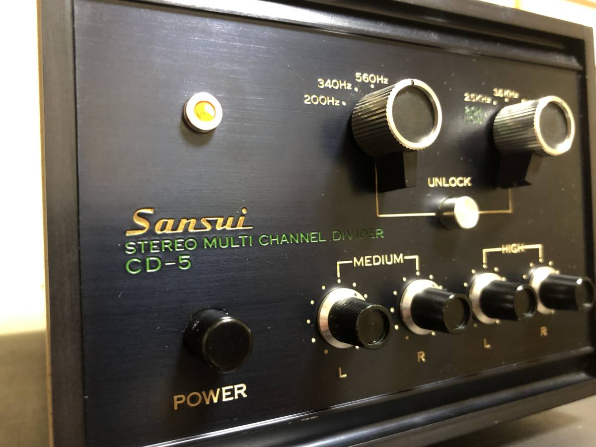 CD-5 Sansui ジャンク品 チャンネルデバイダー サンスイ SANSUI 公式