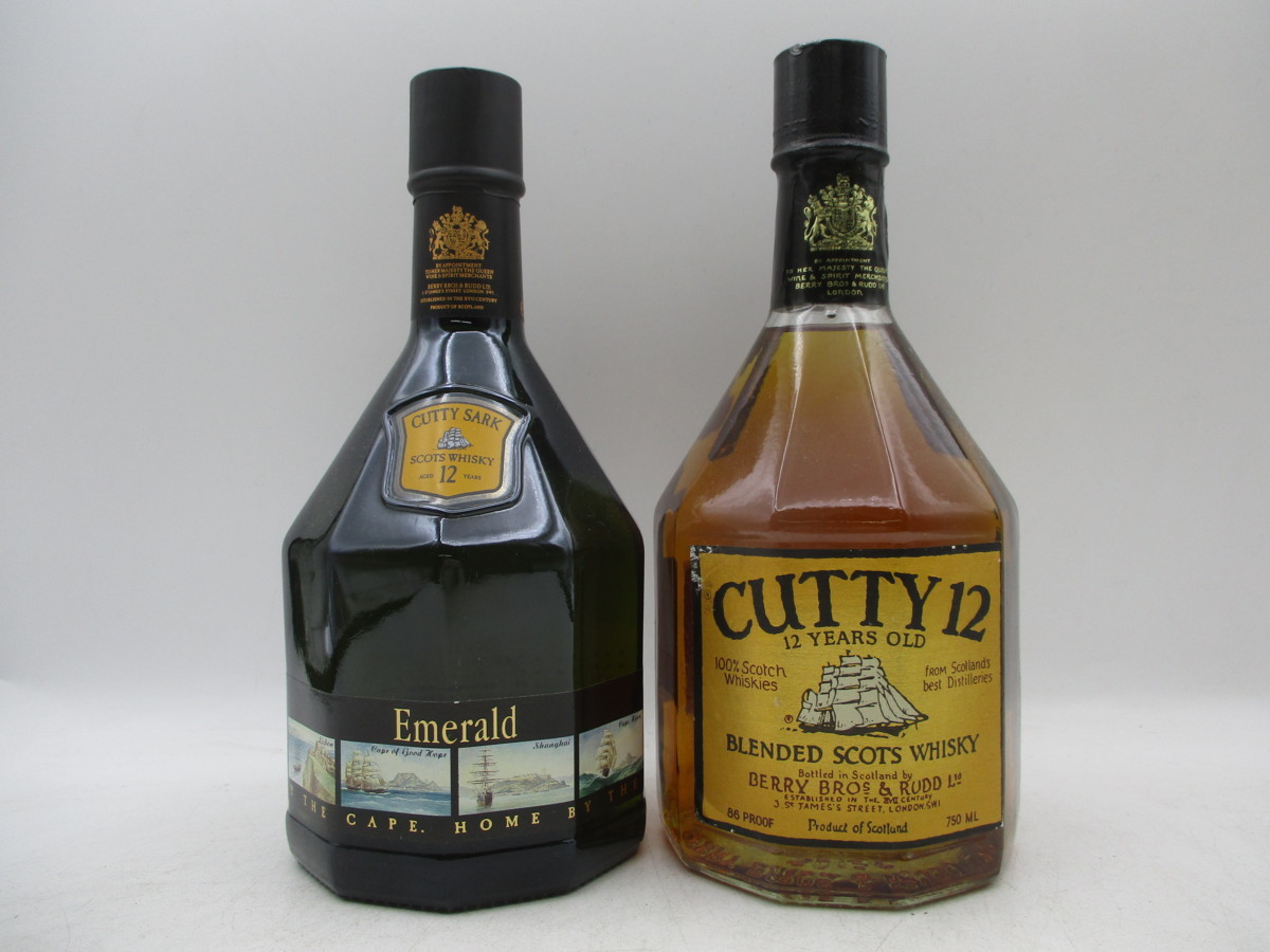 12年 CUTTY カティサーク SARK スコッチウイスキー 700ml スコッチ 古