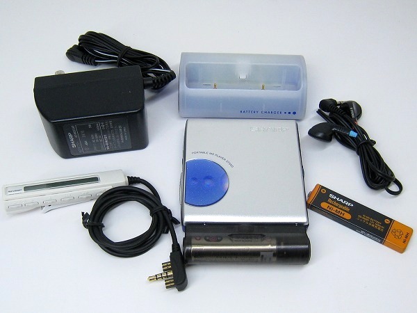 標準保証 SHARP シャープ ポータブルMDプレイヤー ST500 再生専用機
