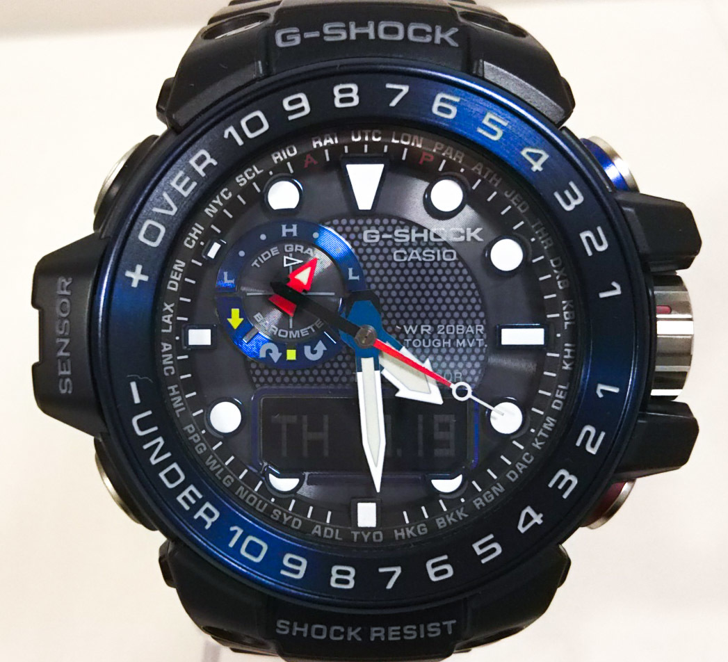 ガルフマスター GWN-1000B-1BJF トリプルセンサー CASIO G-SHOCK