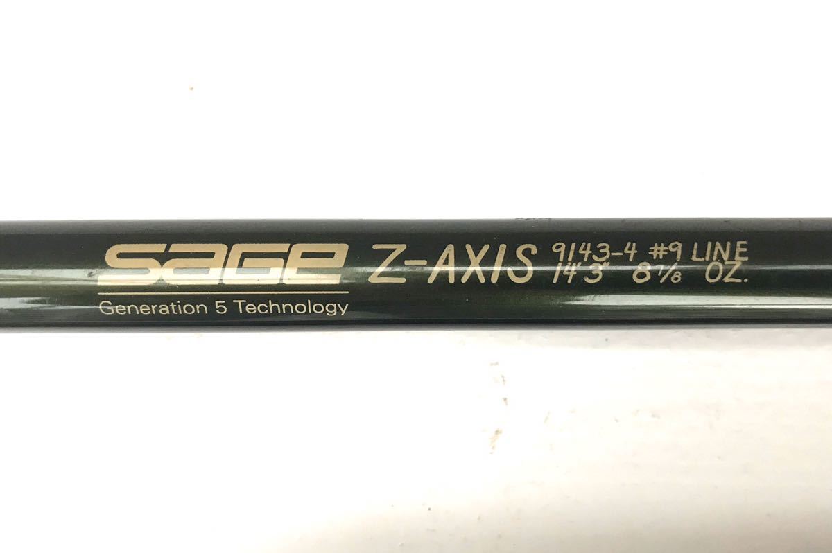 セール，100%新品 Sage Z-AXIS 14.3 ＃9 LINE ロッドケース付 品(フライロッド)｜売買されたオークション情報、yahooの商品情報をアーカイブ公開 - オークファン フライロッド