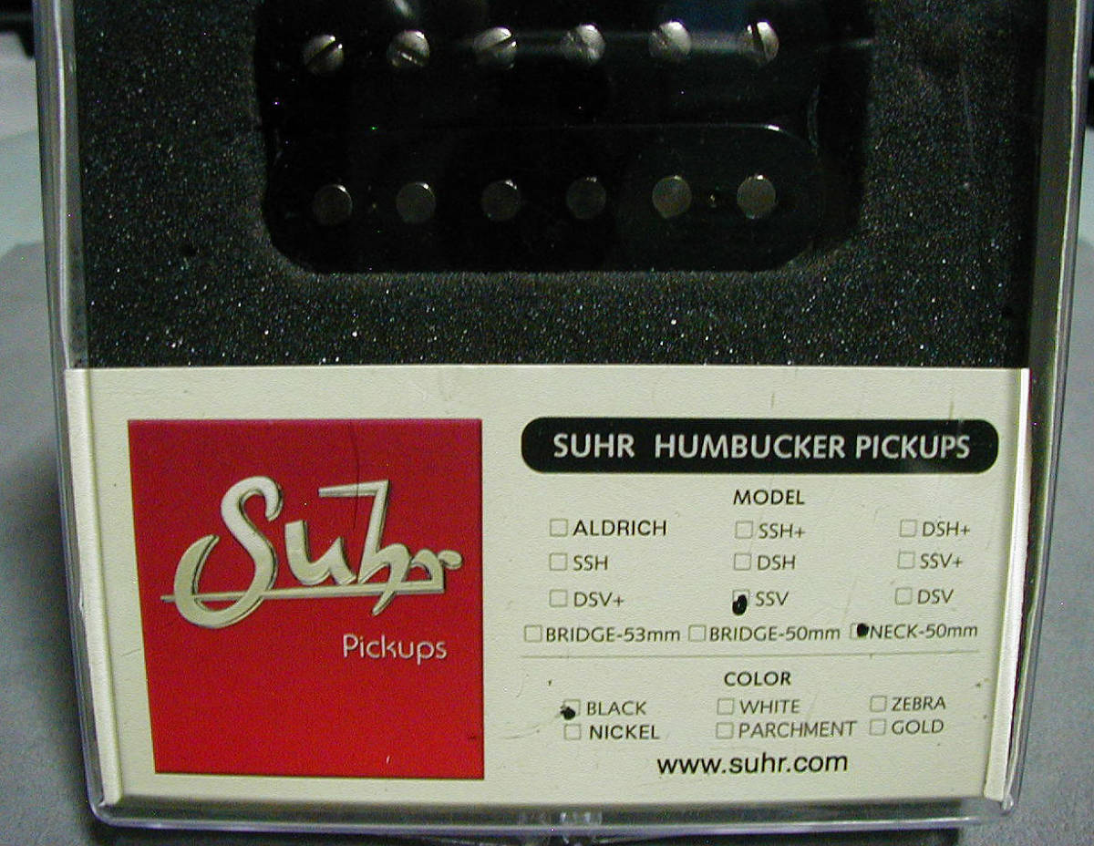Suhr SSV Neck 50mm サー SSV ネック用