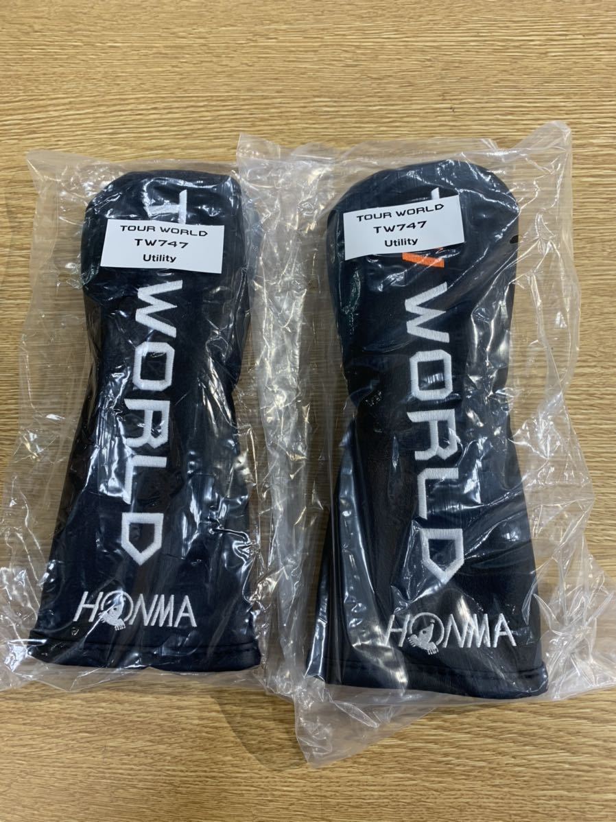 最安値，格安 ホンマ HONMA TOUR WORLD ツアーワールド TW747 ユーティリティ用 純正ヘッドカバー2点セット 品(ホンマ)｜売買されたオークション情報、yahooの商品情報をアーカイブ公開 - オークファン ヘッドカバー