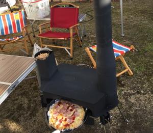 ☆燃焼のプロが開発製作の最終形 ピザ窯付き BBQ グリル ストーブ