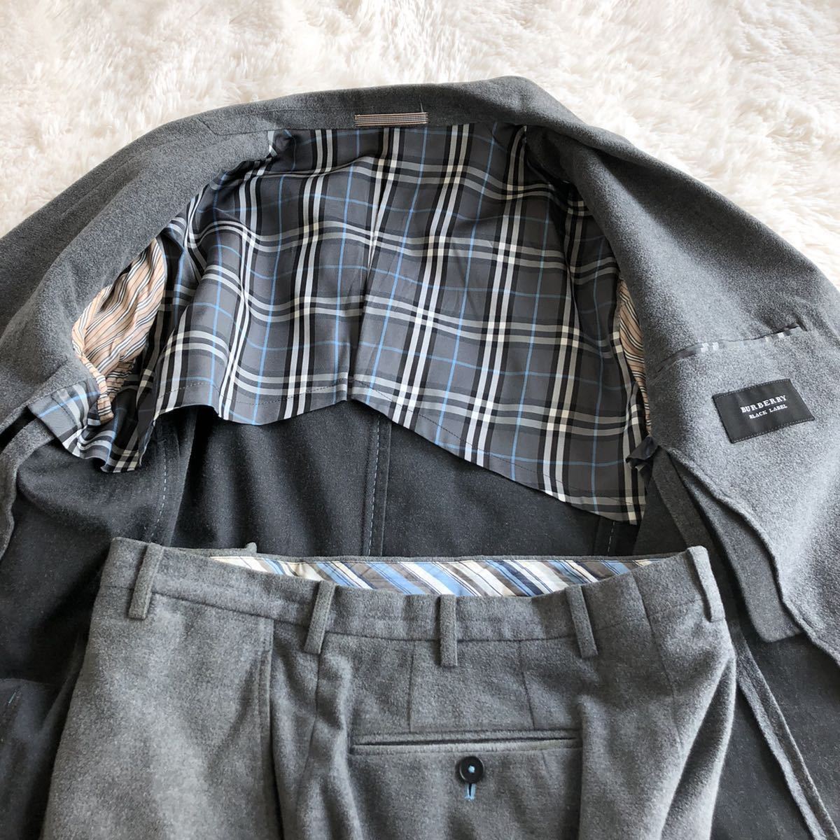 上下スーツセット バーバリーブラックレーベル BURBERRY BLACK LABEL