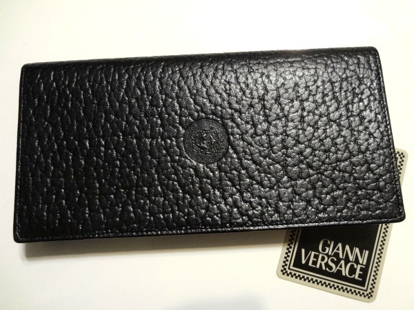 レザー メデューサ Gianni ブラック ブラック,ゴールド メドゥーサ 黒
