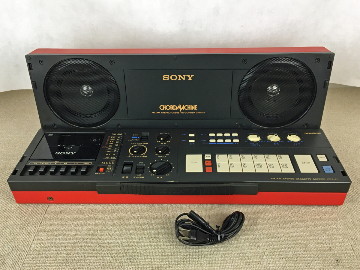 ☆ジャンク品☆FM/AM ステレオ ラジカセ CFS-C7 CHORD MACHINE SONY