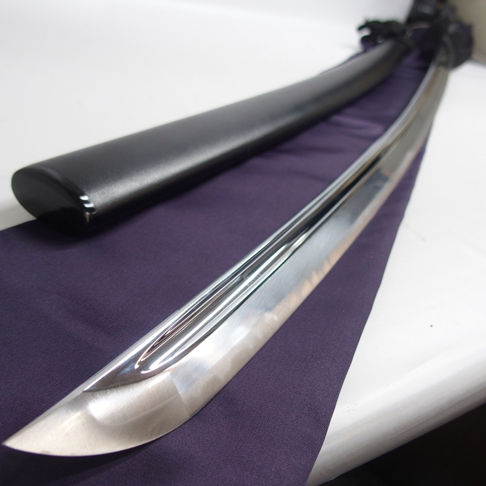 美品 太刀 同田貫 正國 居合刀 白本鮫皮 模造刀 鬼滅の刃 剣術 1円 f001