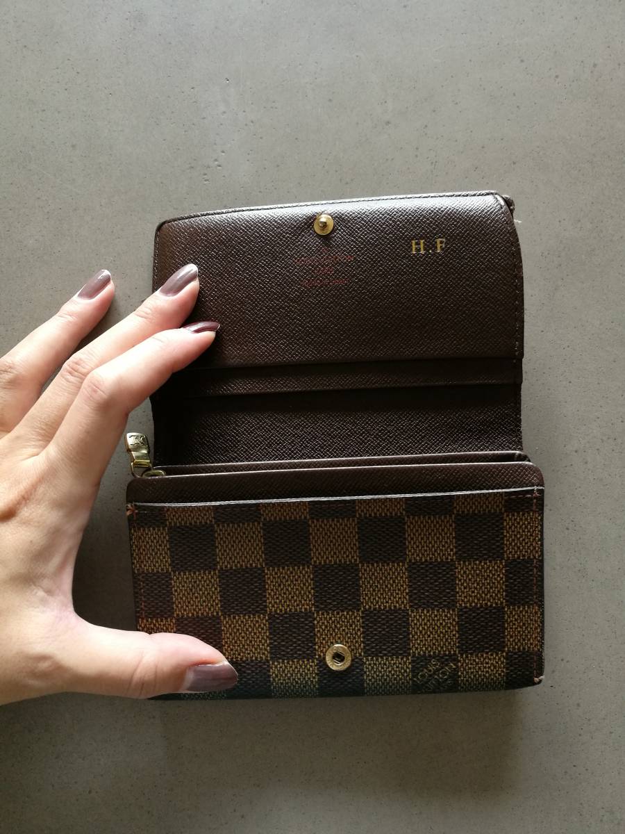 最安値，爆買い】 ルイヴィトン【LOUIS VUITTON】ダミエ L字ファスナー財布
