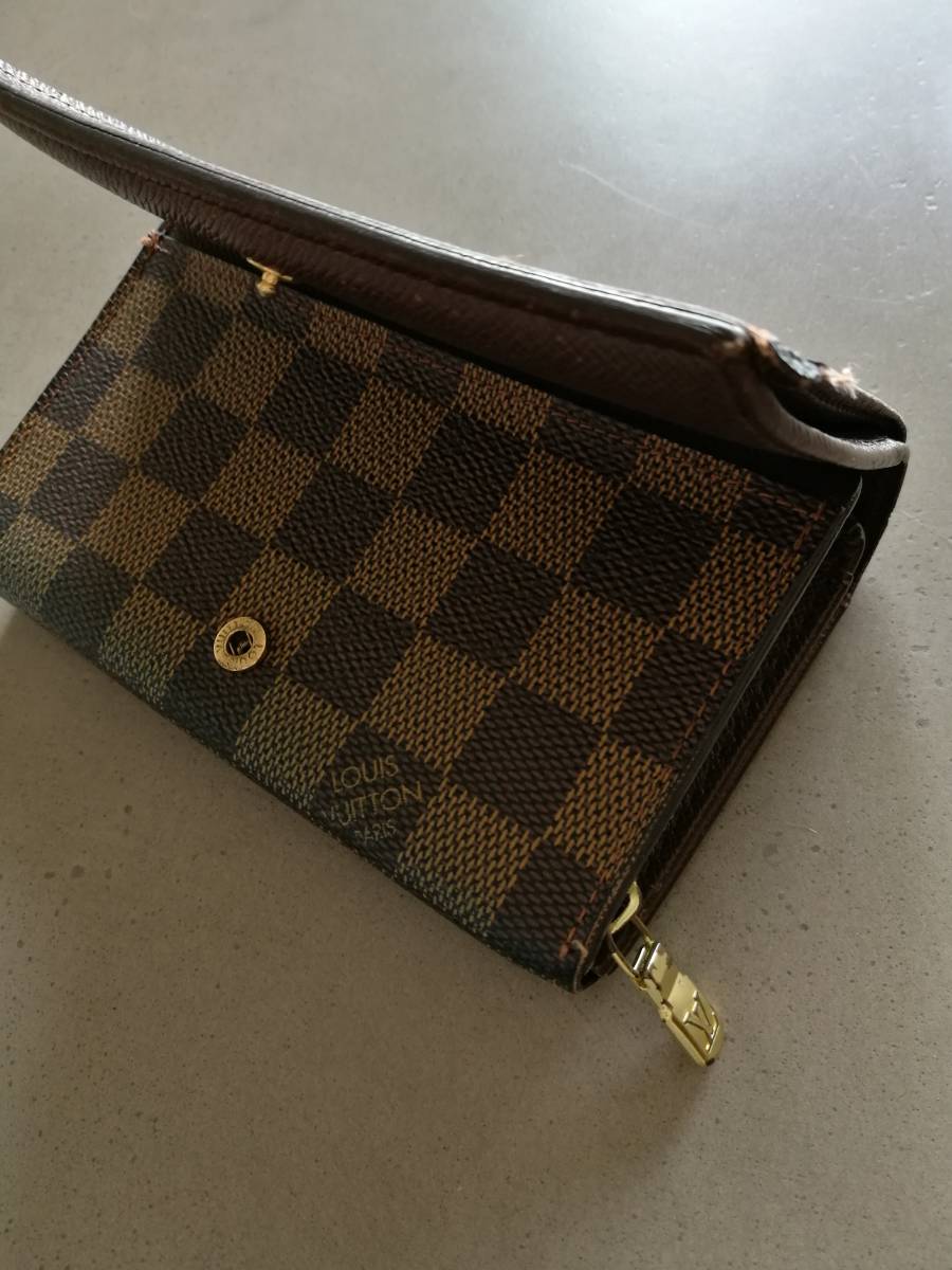 最安値，爆買い】 ルイヴィトン【LOUIS VUITTON】ダミエ L字ファスナー財布