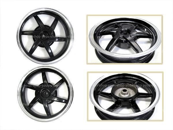 AF34 ライブディオ DIO AF35 新品 前後 アルミホイール ブラック ZX 