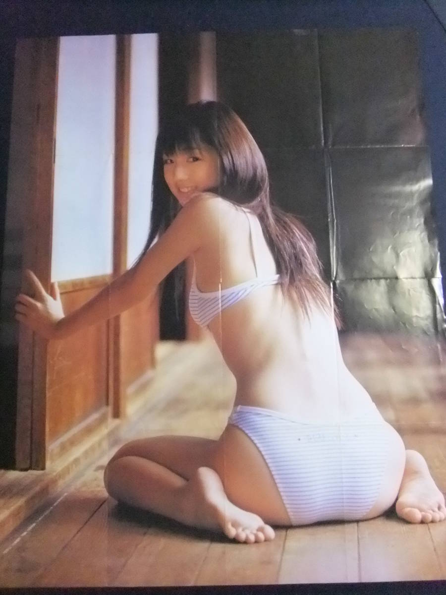 △△H5205/超特大・アイドルポスター/『小倉優子』/水着△△(ポスター