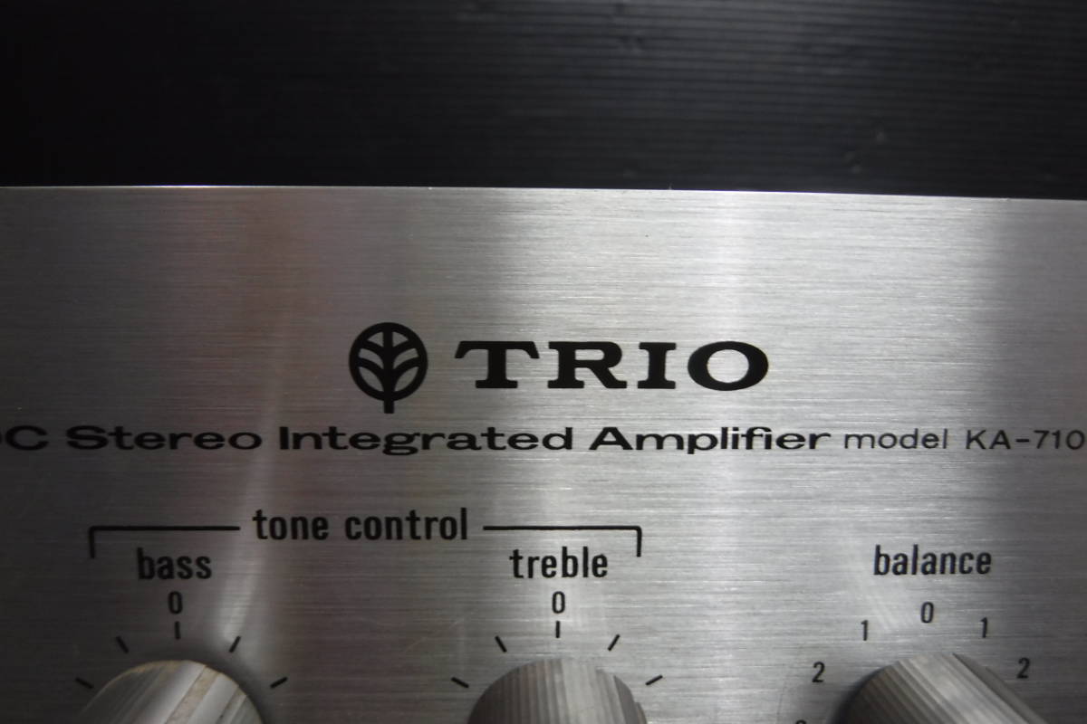 KA-7100D ☆TRIO No.547997 箱付☆トリオ⁄プリメインアンプ⁄音出 TRIO 