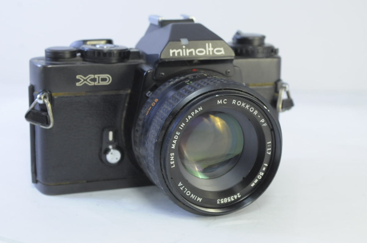 ジャンク☆ミノルタ MINOLTA XD ボディ+50mm F1.7☆11702 MINOLTA