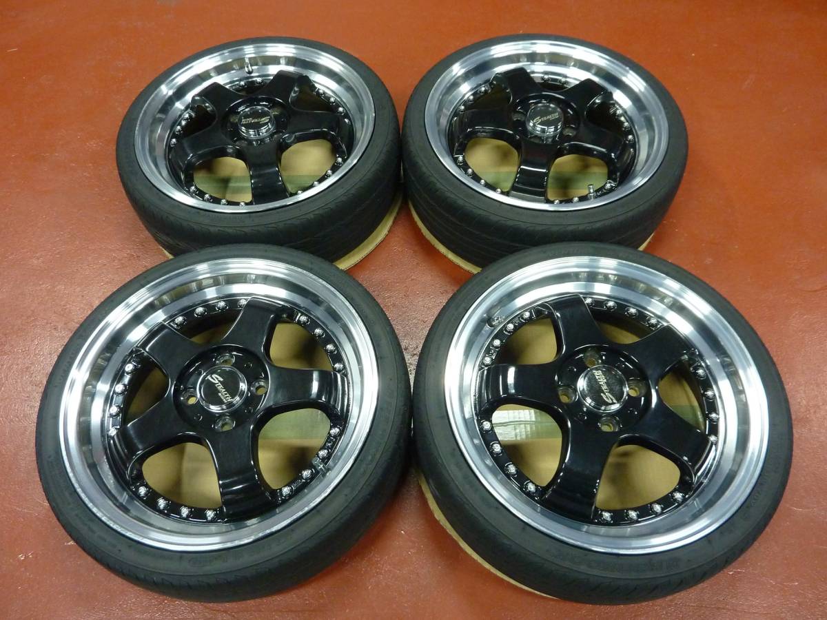 STEALTH Racing 165/40R16 PCD100 4H 5.5J インセット43 中古 【公式通販】