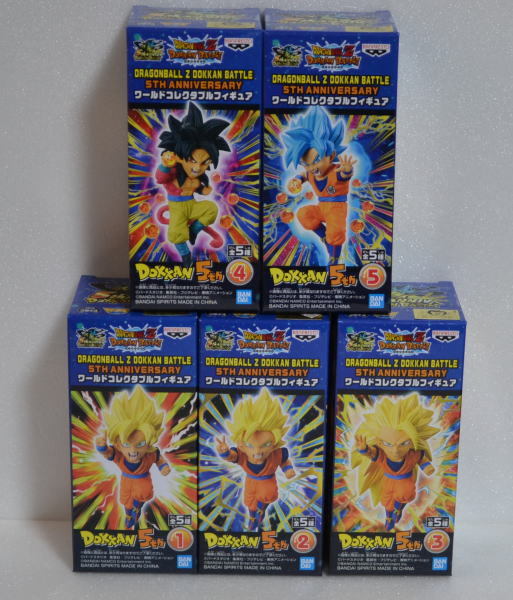 送料無料，大得価 ドラゴンボールZ DOKKAN BATTLE 5TH ANNIVERSARY ワールドコレクタブルフィギュア 全5種ポスター付(ドラゴンボール)｜売買されたオークション情報、yahooの商品情報をアーカイブ公開 - オークファン その他