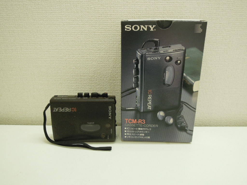 生前整理 追♪ SONY カセットレコーダー TCM-R3 中古品
