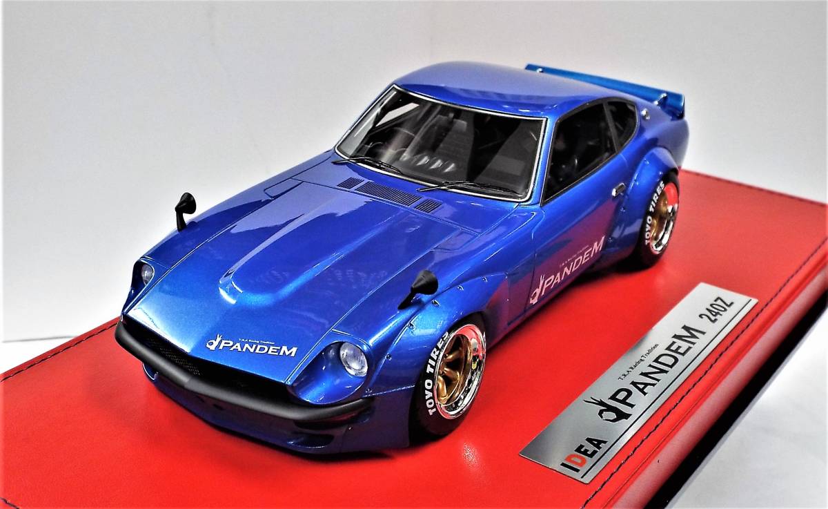 人気定番，SALE IDEA/メイクアップ 1/18 パンデム 240Z S30型 2015年 メタリックブルーのレジン製ミニカー(乗用車)｜売買されたオークション情報、yahooの商品情報をアーカイブ公開 - オークファン 乗用車
