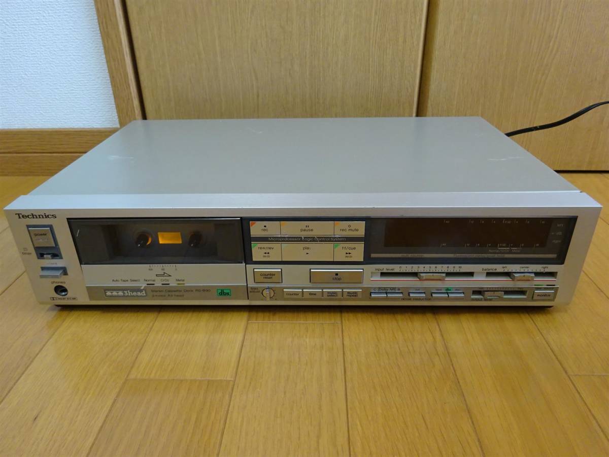 Technics テクニクス RS-B90 3ヘッド dbx 通電OK ジャンク 送料無料