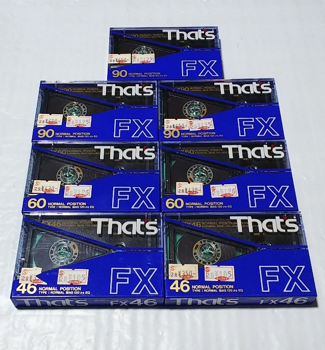 得価，限定セール 太陽誘電/That&rsquo;sカセットテープアソート/7本(記録媒体)｜売買されたオークション情報、yahooの商品情報をアーカイブ公開 - オークファン 記録媒体