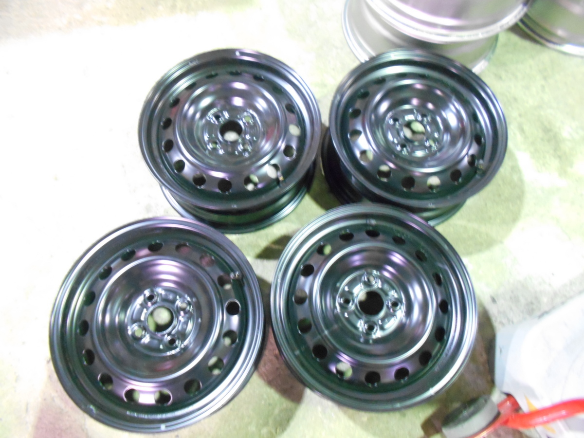 新車外し品トヨタ ヤリス 純正 15in 6J +45 PCD100 4本セット アクア Ж