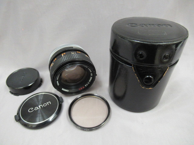  Canon キャノン 単焦点 マニュアルレンズ CANON LENS FD 50mm F1.4 S.S.C. used(キヤノン)｜売買されたオークション情報、yahooの商品情報をアーカイブ公開 - オークファン キヤノン