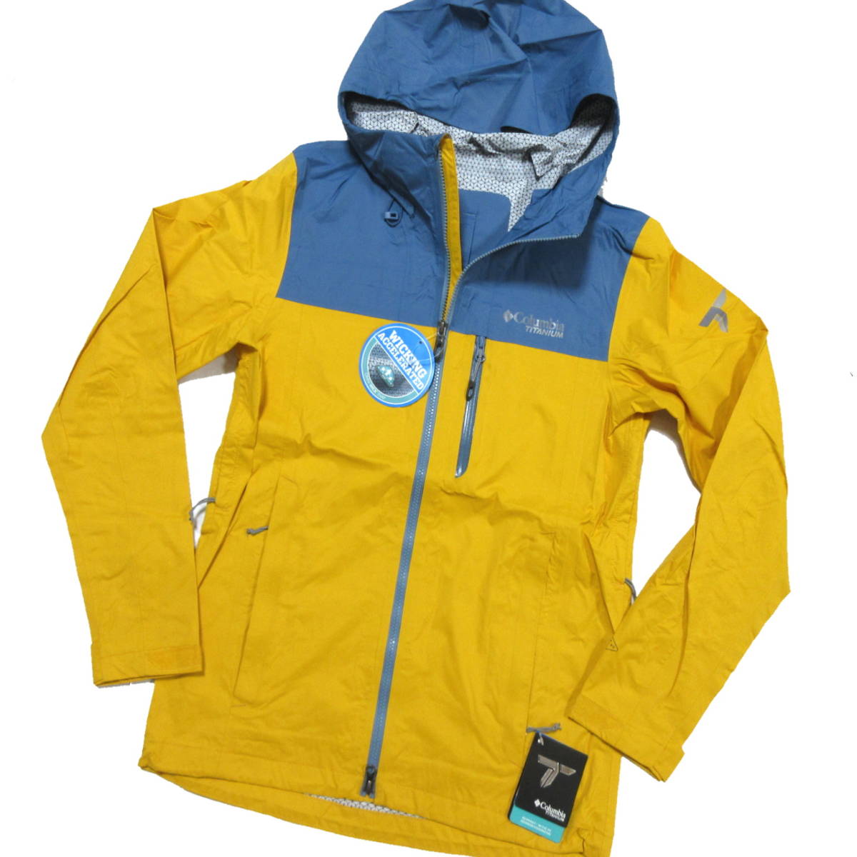  コロンビア TITANIUM EvaPOURation Premium Jacket 黄 M Columbia 防水ジャケット トレイルジャケット OMNI-WICK EVAP(Mサイズ)｜売買されたオークション情報、yahooの商品情報をアーカイブ公開 - オークファン 男性用