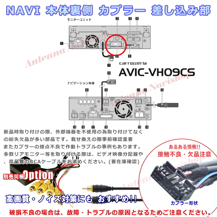 カロッツェリア AVIC-VH09CS パイオニア ジャンク 地デジ サイバーナビ