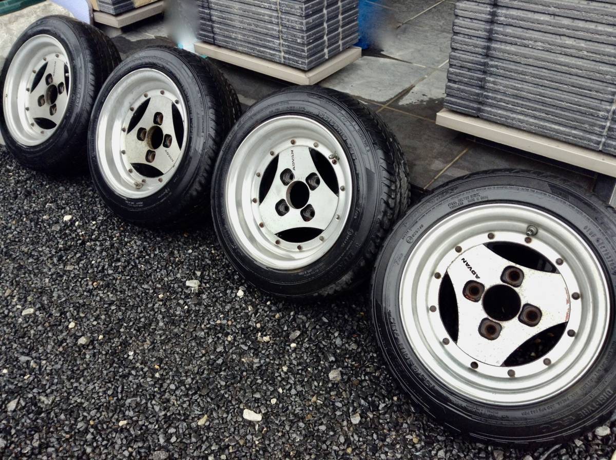 きーこ ☆ADVAN・アドバン・A3A・6J＋6//PCD114.3//AE86・KP・当時物・旧車