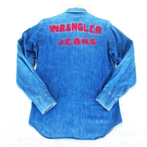 Wrangler BLUE BELL ラングラー ウエスタン デニムシャツ Mサイズ 長袖