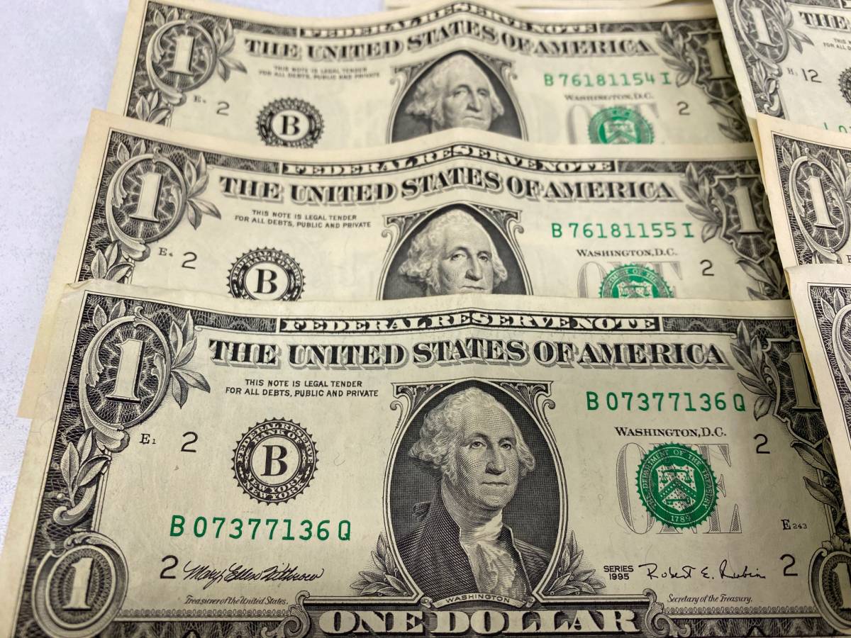 外国銭 アメリカドル 米ドル 紙幣 10ドル札 1ドル札 額面16ドル 世界 売買されたオークション情報 Yahooの商品情報をアーカイブ公開 オークファン Aucfan Com