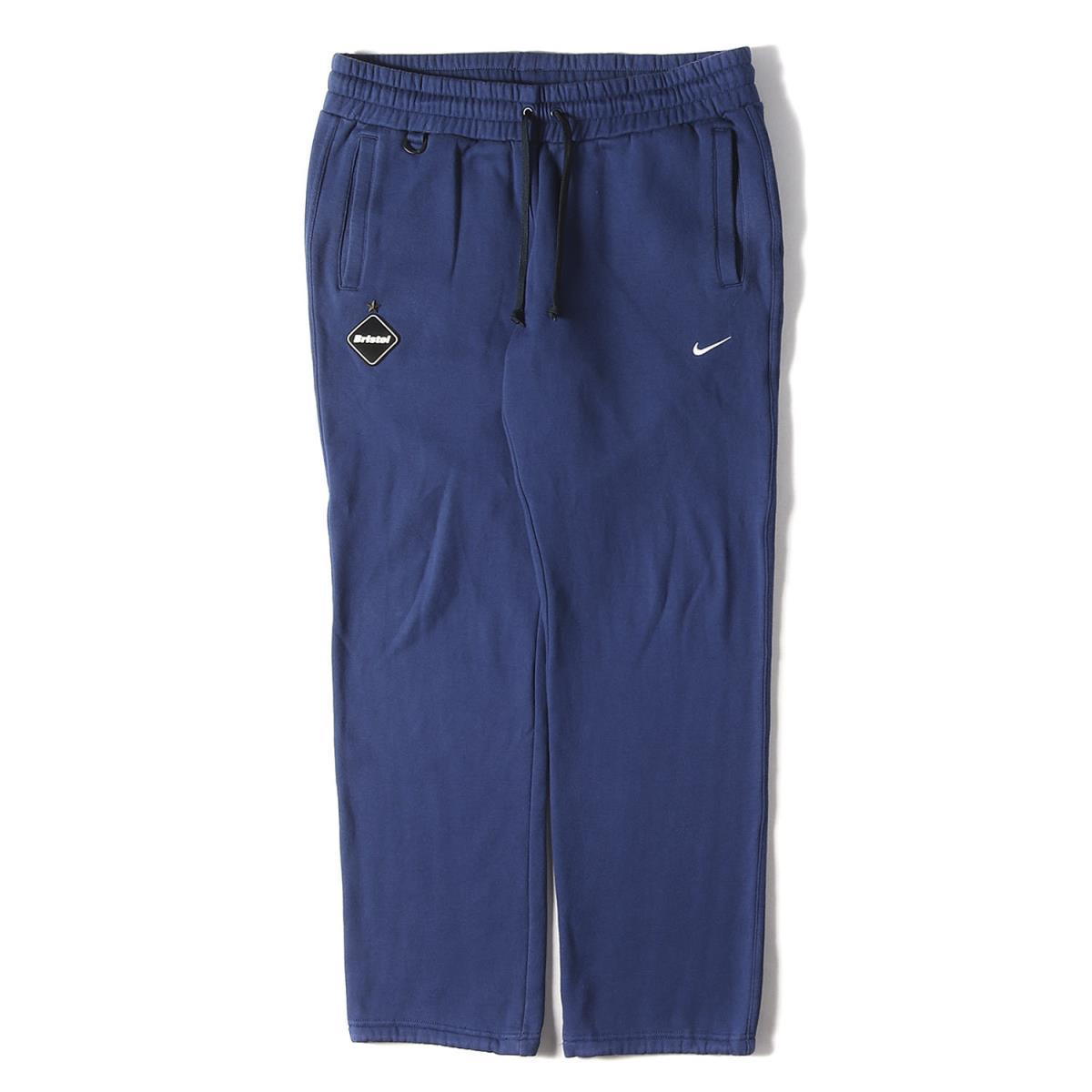 NIKE FCRB × パンツ スウェット M イージー ネイビー 裏起毛 ワッペン 
