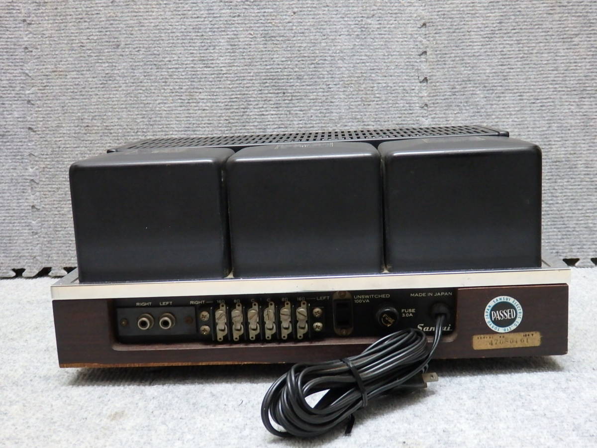 希少・良品◎サンスイ/Sansui/山水電気☆BA-202 真空管パワーアンプ☆