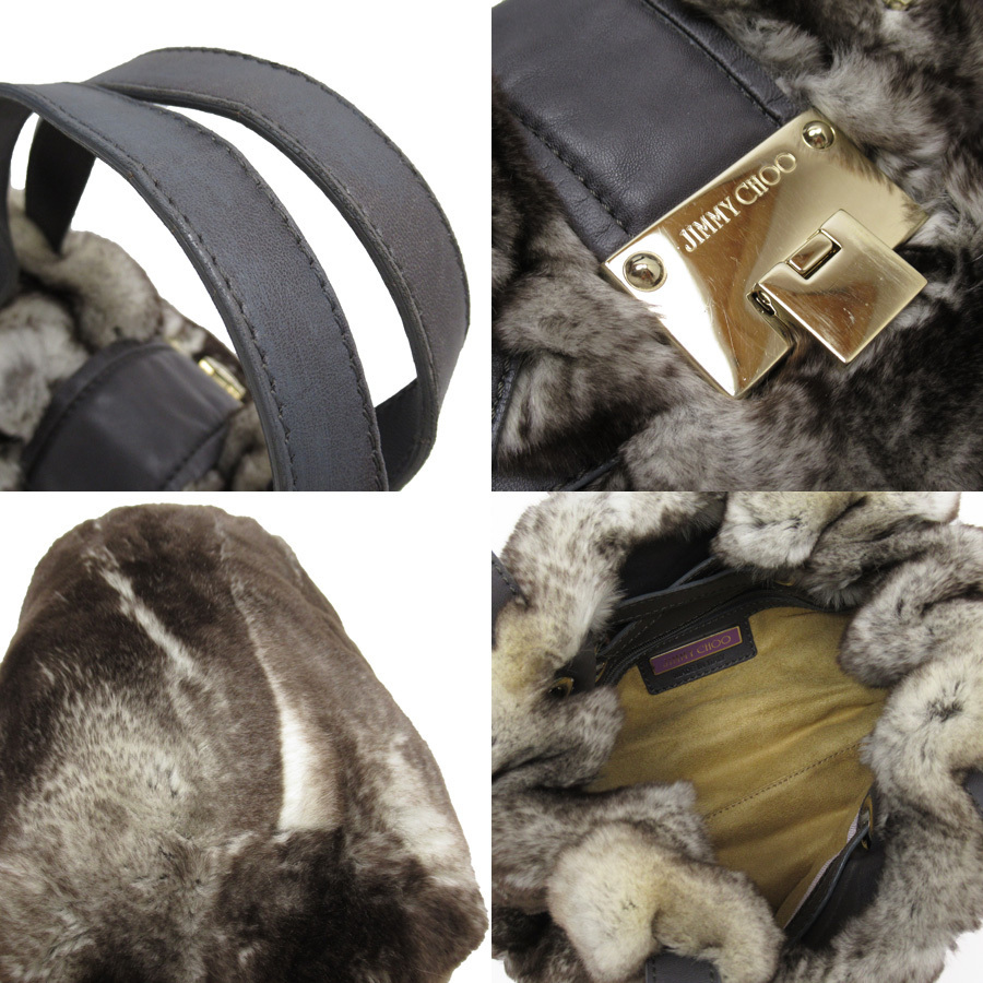 goodyたか ジミーチュウ ファー ハンドバッグ ファー Jimmy Choo