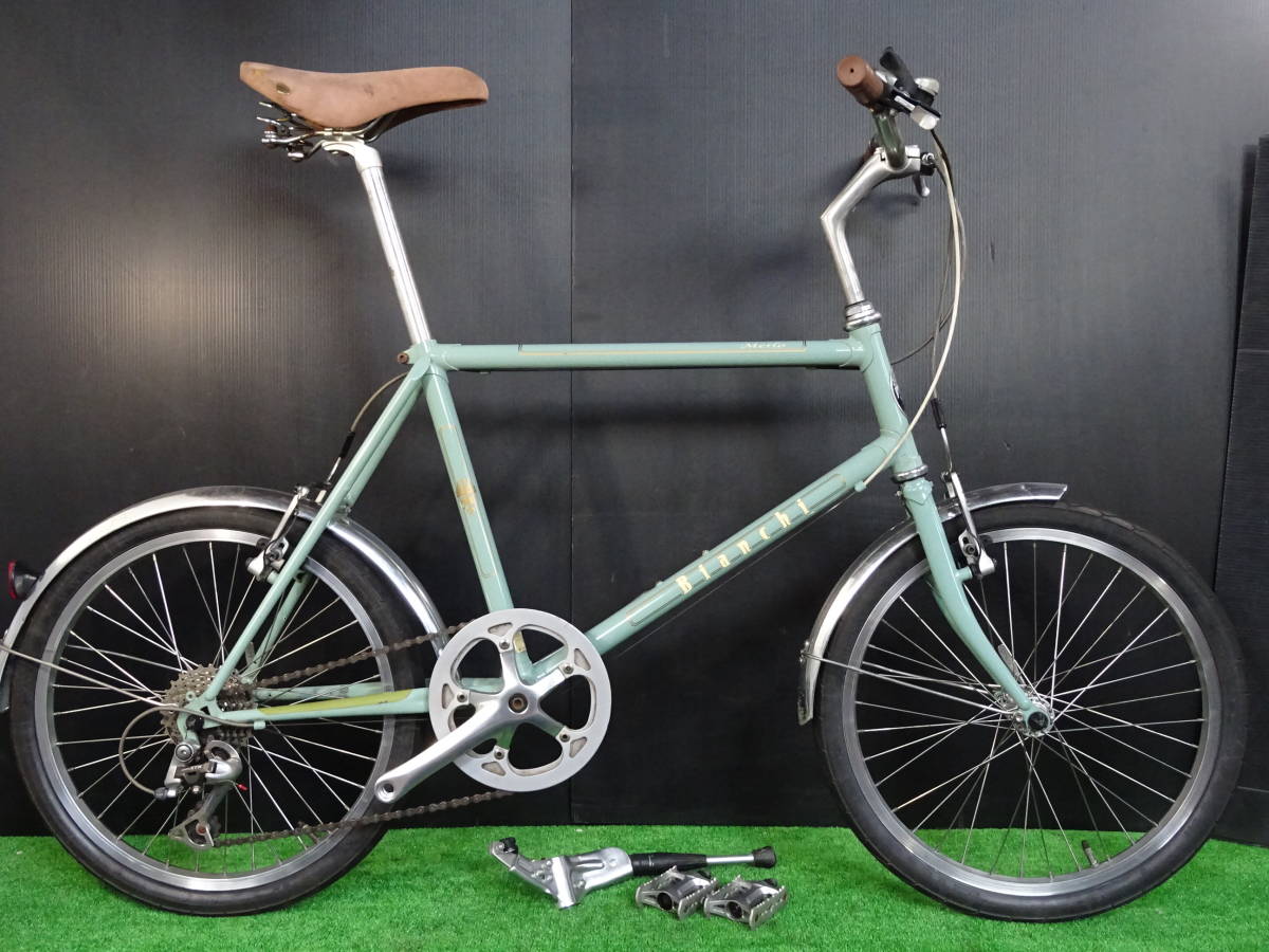 Bianchi Merlo ビアンキ クロモリ 1×7チェレステ 20