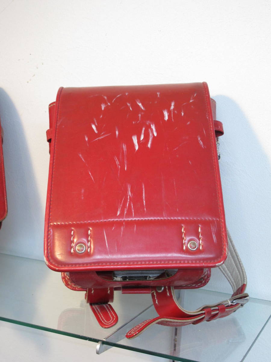 ランドセル 赤 中古 ☆ 最高級 牛革(ランドセル)｜売買された 