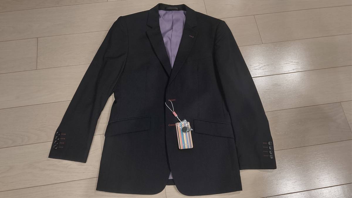 タグあり Paul Smith ポールスミス 2bスーツ 黒系 サイズ46 スーツ 売買されたオークション情報 Yahooの商品情報をアーカイブ公開 オークファン Aucfan Com