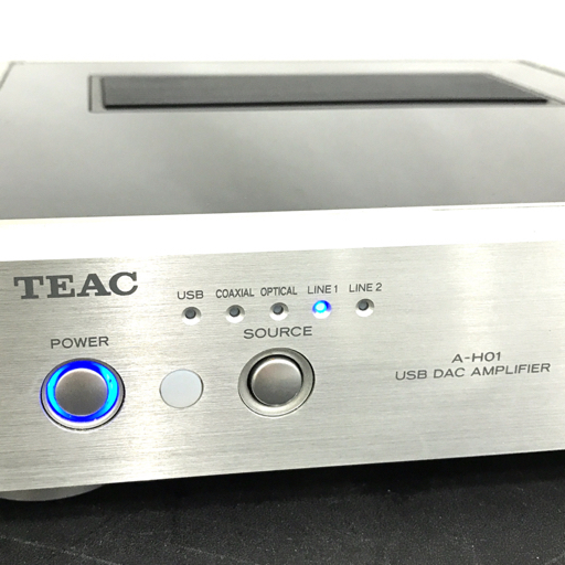 1円 TEAC A-H01 USB DAC搭載 ステレオプリメインアンプ リモコン付き