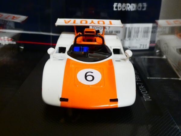 ▽エブロ 1/43 トヨタ 7 JAPAN CAM-AN 1969 オレンジ / TOYOTA 7 ミニカー